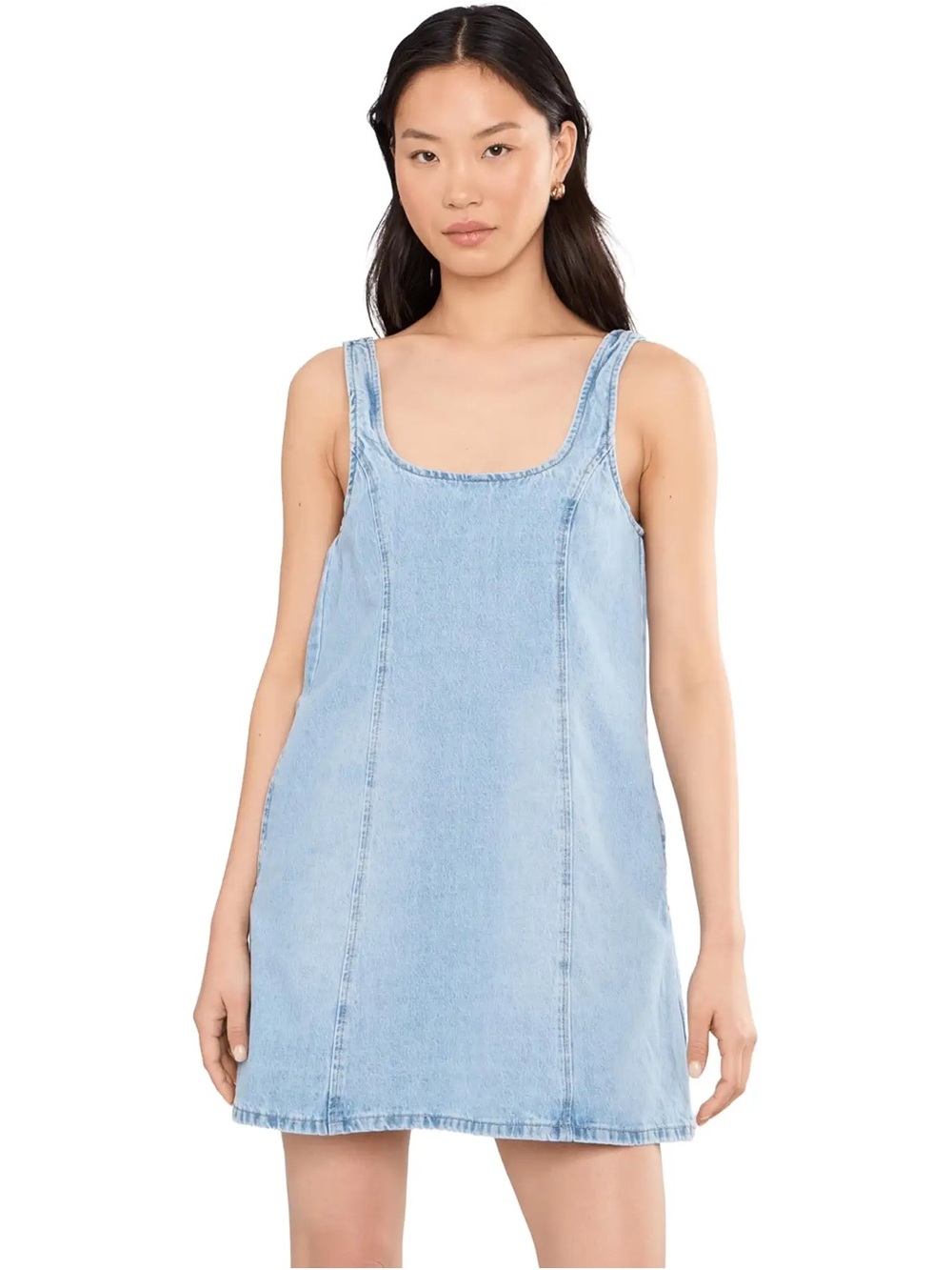 Blank NYC Light Blue Denim Tank Dress
